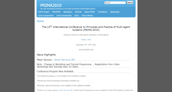 Desktop Screenshot of prima2010.otago.ac.nz