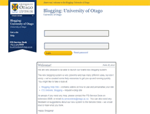 Tablet Screenshot of blogs.otago.ac.nz