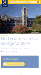Mobile Screenshot of otago.ac.nz