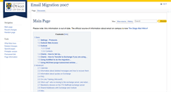 Desktop Screenshot of migration2007.wiki.otago.ac.nz
